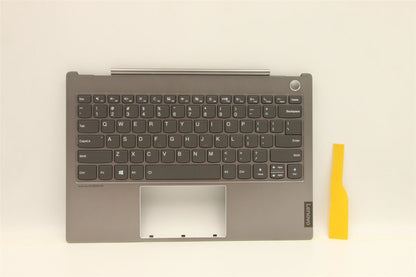 Lenovo ThinkBook 13s-IML Keyboard Palmrest Top Cover US Grey Backlit 5CB0W44295