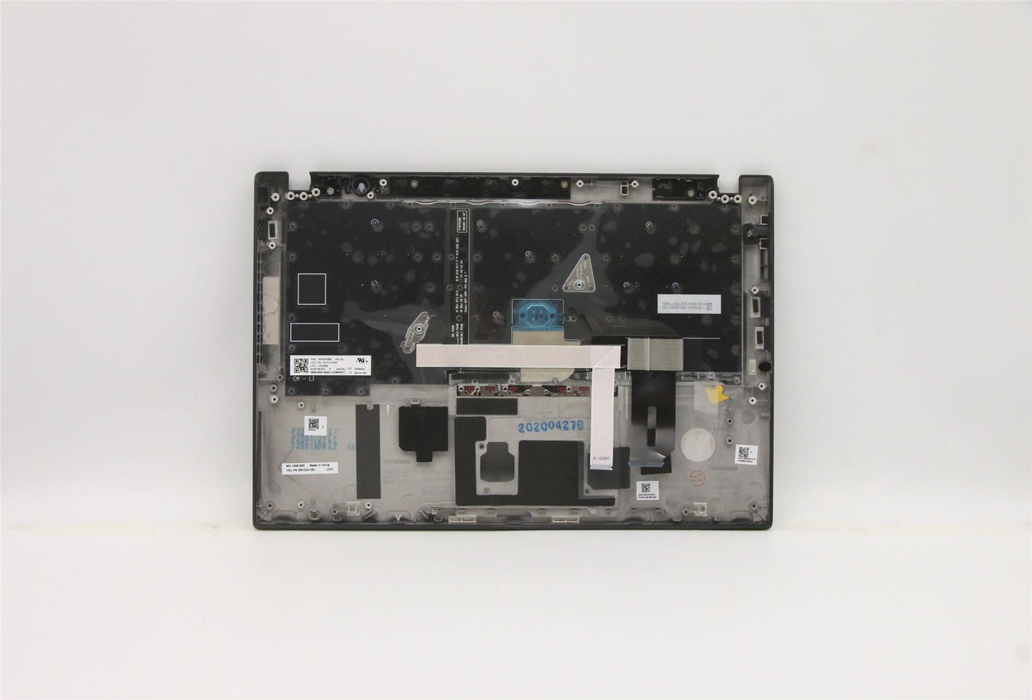 Lenovo ThinkPad T14s Keyboard Palmrest Top Cover UK Black Backlit 5M10Z41381