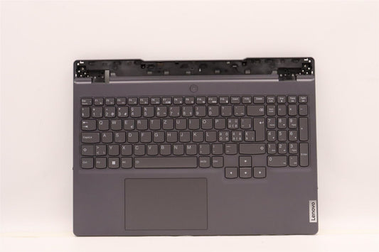Lenovo 5 15IAH7H Palmrest Cover Touchpad Keyboard Switzerland Backlit 5CB1F39090
