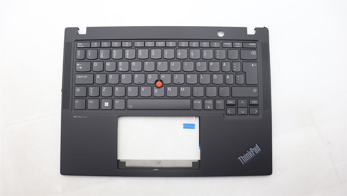 Lenovo ThinkPad X13 Gen 4 Keyboard Palmrest Top Cover Black Backlit 5M11L86273