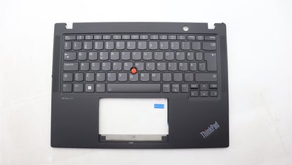 Lenovo ThinkPad X13 Gen 4 Keyboard Palmrest Top Cover Black Backlit 5M11L86273