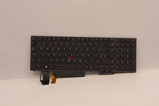 Lenovo ThinkPad T15 Gen 2 P15s Gen 2 Keyboard Swiss Grey Backlit 5N21B08436
