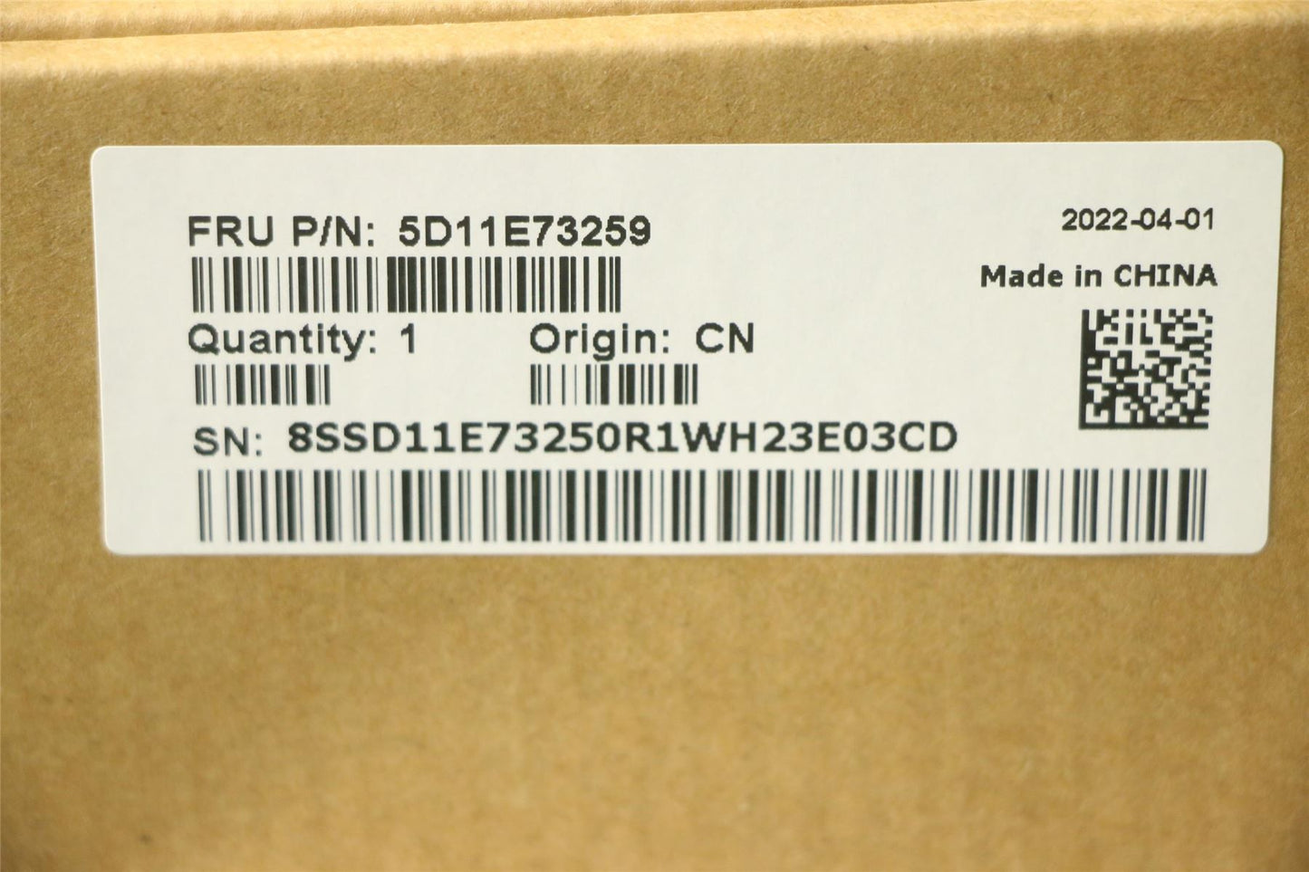 Lenovo FRU CSO MNG007DA1-E 5D11E73259