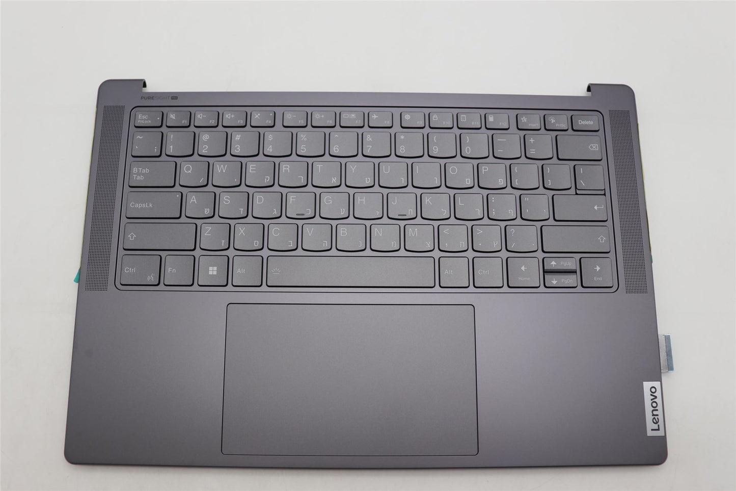 Lenovo Yoga 9 14IRP8 Palmrest Cover Touchpad Keyboard Hebrew 5CB1L49537