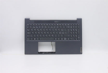 Lenovo IdeaPad 7 15IMH05 Keyboard Palmrest Top Cover Switzerland Grey 5CB0Z28199
