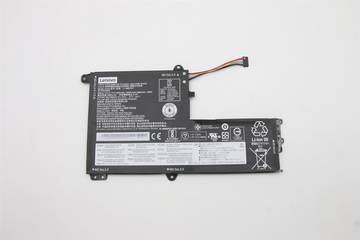 Lenovo IdeaPad 330S-14AST 330S-14IKB 330S-15ARR 330S-15AST Battery 5B10Q39206
