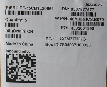 Lenovo Upper Case ASM_SPA W 82Y0 AG BL 5CB1L30661