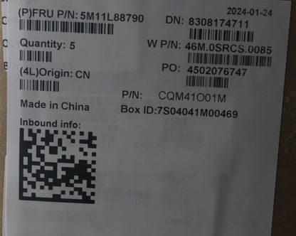 Lenovo  5M11L89012 5M11L88790 5M11L88864 5M11L88938
