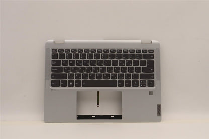 Lenovo IdeaPad 5 14IAU7 Keyboard Palmrest Top Cover Hebrew Cloud Grey 5CB1H79959