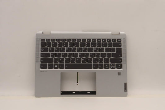 Lenovo IdeaPad 5 14IAU7 Keyboard Palmrest Top Cover Hebrew Cloud Grey 5CB1H79959