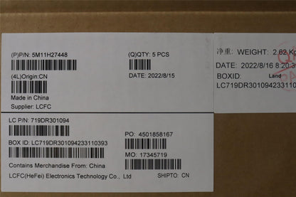 Lenovo ThinkPad T14s Gen 3 Palmrest Cover Keyboard Latin Spanish 5M11H27448