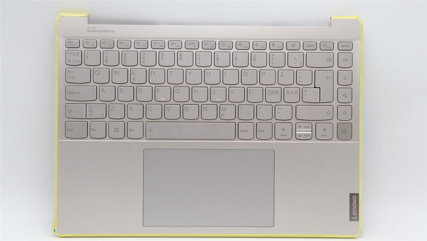 Lenovo Yoga 9 14IRP8 Palmrest Touchpad Cover Keyboard Nordic Grey 5CB1K62478