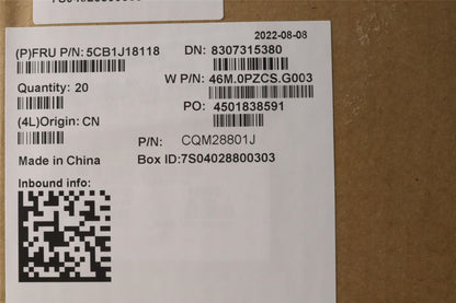Lenovo FRU A COVER, ASM,3.0T,WL+WW,Primus 5CB1J18118
