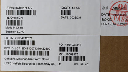 Lenovo IdeaPad 3 15IAU7 Palmrest Cover Touchpad Keyboard Italian 5CB1H78170