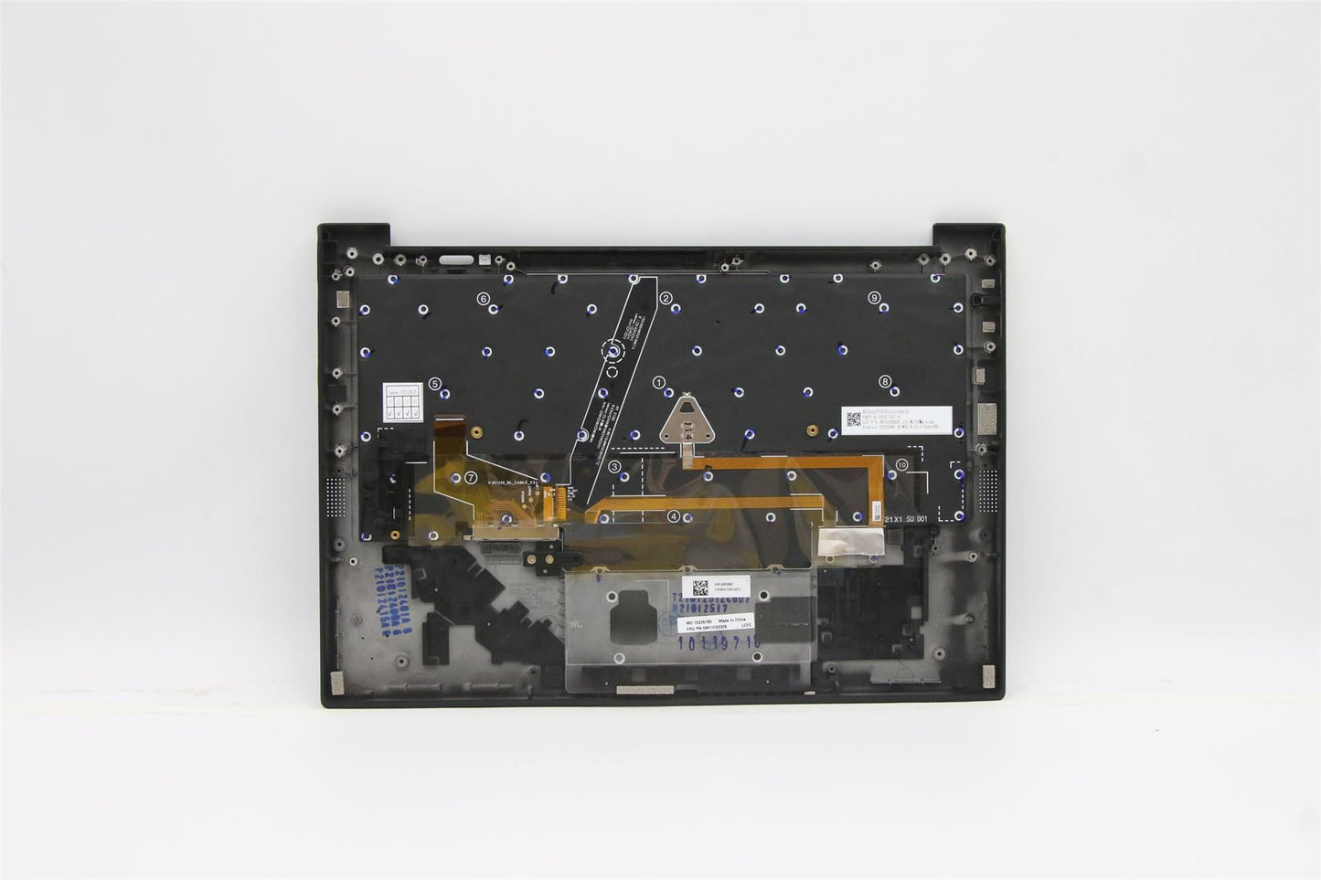 Lenovo Carbon X1 9th Keyboard Palmrest Top Cover German Black 5M11C53256