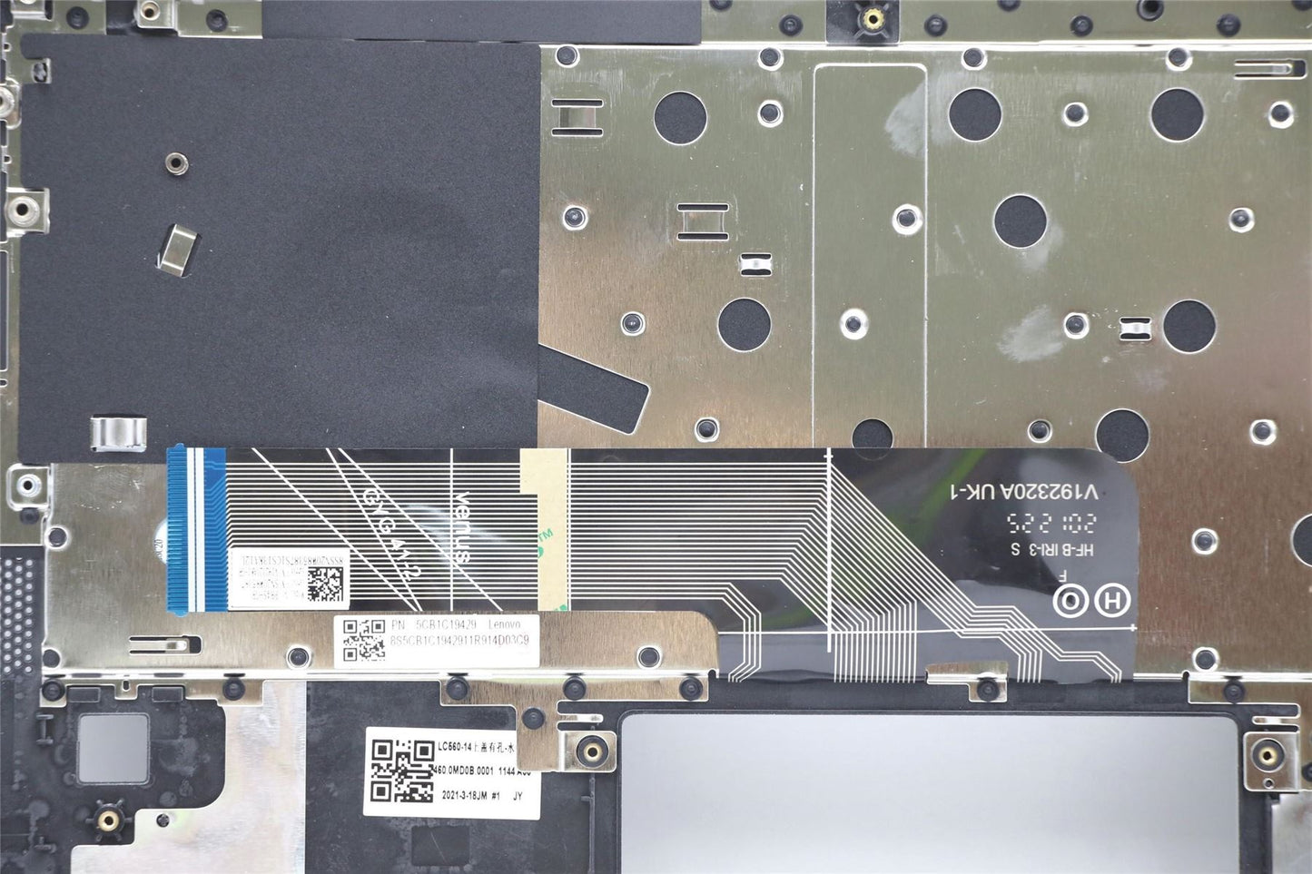 Lenovo Upper Case ASM_GR W 82HU FNB PG 5CB1C19429