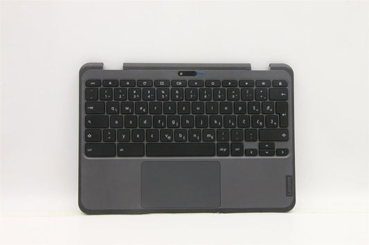 Lenovo Chromebook 500e Gen 3 Palmrest Cover Touchpad Keyboard Grey 5M11C88948