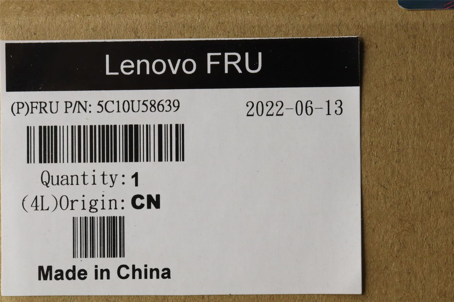 Lenovo power button cable 5C10U58639