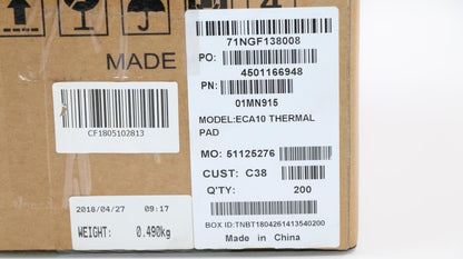 Lenovo SSD 2242 pad 01MN915