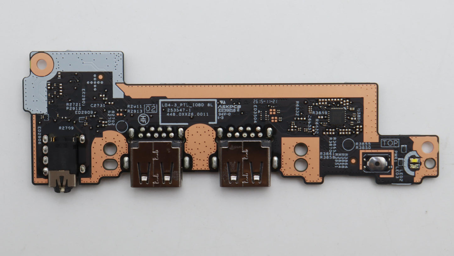 Lenovo CARDPOP FRU Board,Blanc-3 PTL I/O Intel Board 5C51T63081