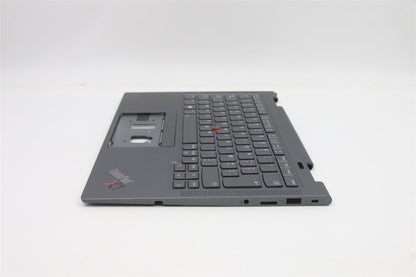 Lenovo Yoga X1 6th Keyboard Palmrest Top Cover Belgian Grey 5M11C40994