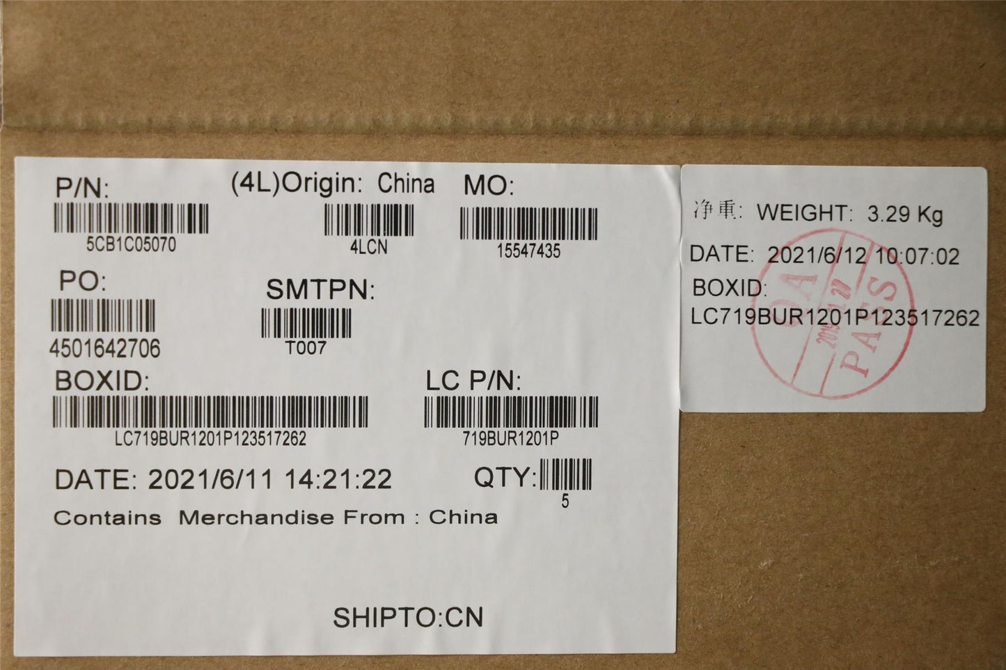 Lenovo Upper Case ASM_US L81X7 NFPABDIS 5CB1C05070