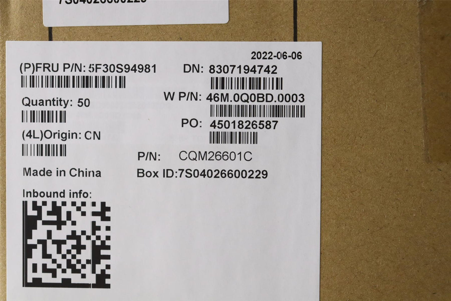 Lenovo FP BD W 21AT SG 5F30S94981