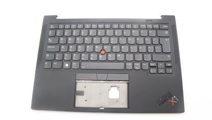 Lenovo Carbon X1 9th Keyboard Palmrest Top Cover German Black 5M11C53243