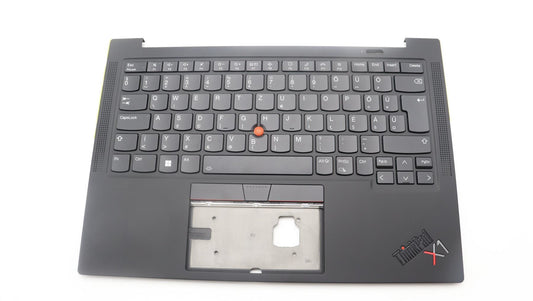 Lenovo Carbon X1 9th Keyboard Palmrest Top Cover German Black 5M11C53243