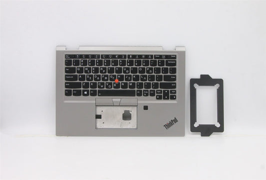 Lenovo ThinkPad X390 Palmrest Cover Touchpad Keyboard Greek Grey 02HM736