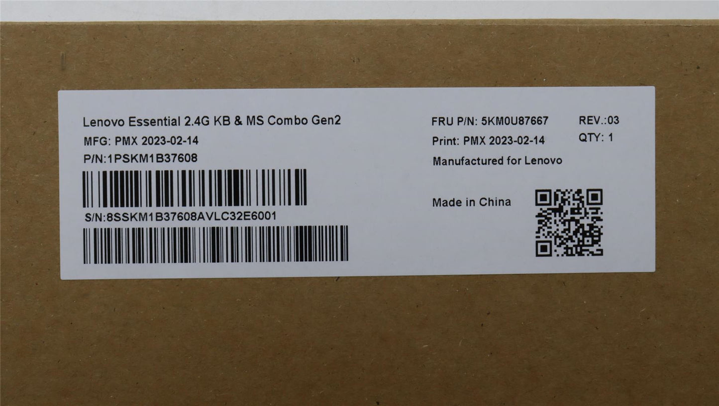 Lenovo WL KM Calliope BK SWS 5KM0U87667