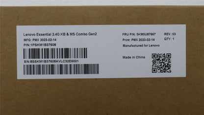 Lenovo WL KM Calliope BK SWS 5KM0U87667