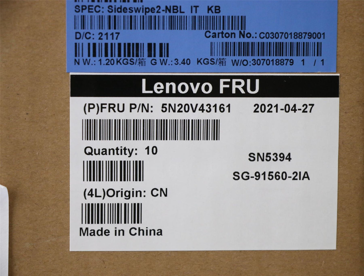 Lenovo ThinkPad L13 2 X13 Keyboard Italian Black 5N20V43161
