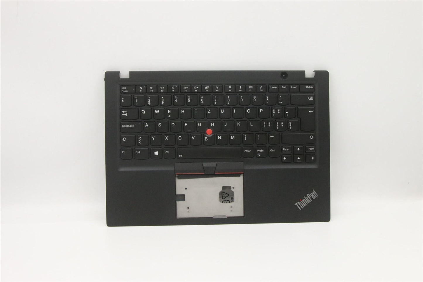 Lenovo ThinkPad T490s Keyboard Palmrest Top Cover Swiss Black Backlit 02HM230