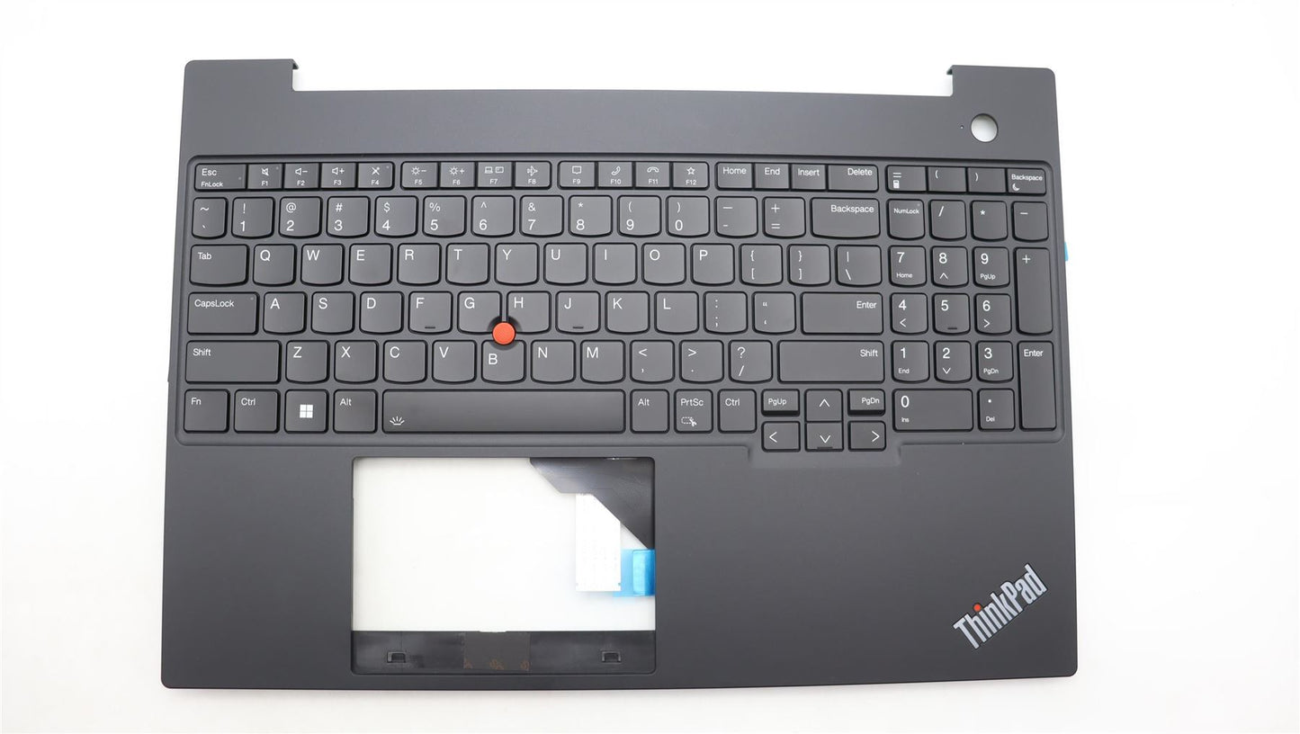 Lenovo ThinkPad E16 Gen 1 Keyboard Palmrest Top Cover US Black 5M11H94852