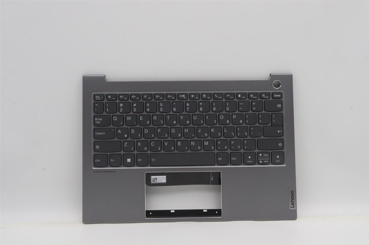 Lenovo ThinkBook 13s G4 IAP Palmrest Cover Touchpad Keyboard Hebrew 5CB1H18261