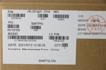 Lenovo IdeaPad 3-17ITL6 Palmrest Cover Touchpad Keyboard UK Europe 5CB1B97481