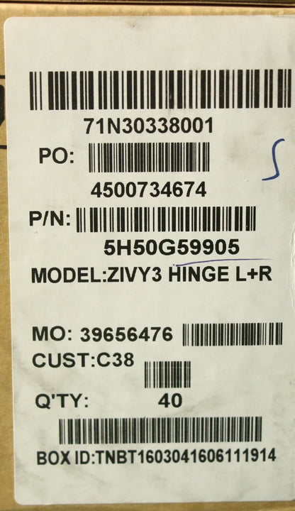 Lenovo Y70-70 Touch Scharnier Scharniere Halterung 5H50G59905