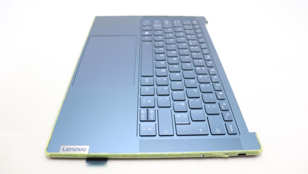 Lenovo Yoga 7 14APU8 Palmrest Cover Touchpad Keyboard UK Tidal Teal 5CB1L80587