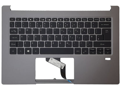 Acer Swift SF314-57 SF314-57G Palmrest Cover Keyboard UK Grey Gray 6B.HJEN8.031