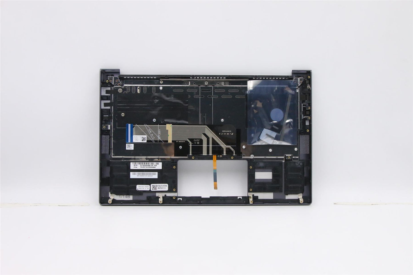 Lenovo Yoga 7-14IIL05 Palmrest Cover Keyboard Greek Grey 5CB0X55872