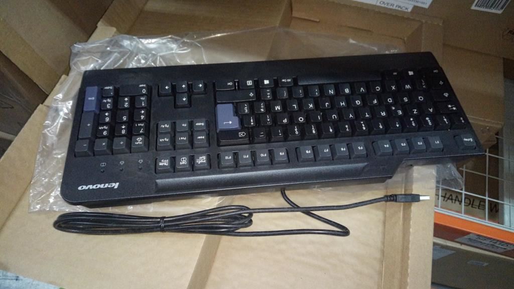 Lenovo ThinkCentre A58 A62 E63z E73 E93z M32 USB Wired Keyboard Belgian 54Y9403