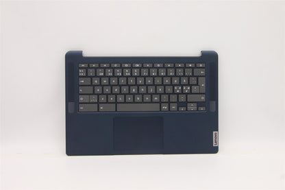 Lenovo IdeaPad 3 14M836 Palmrest Touchpad Cover Keyboard Nordic Blue 5CB1C92839