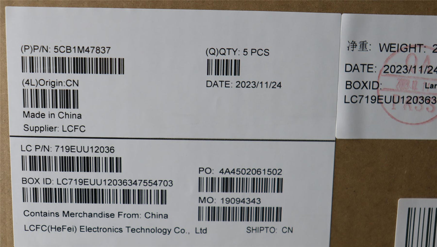 Lenovo COVER Upper Case ASM_POR L 83ELFPAG 5CB1M47837