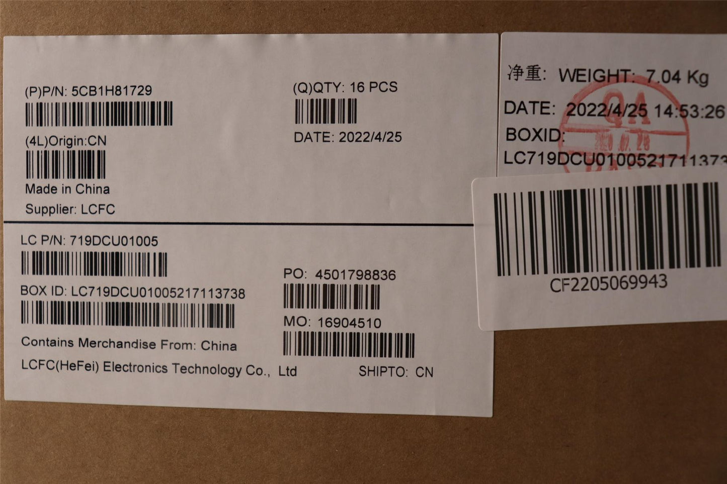 Lenovo JT6A0_A_COVER_SUB_ASSY 5CB1H81729