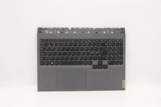 Lenovo Legion 5 16ITH6H Palmrest Cover Touchpad Keyboard Nordic Grey 5CB1D05248