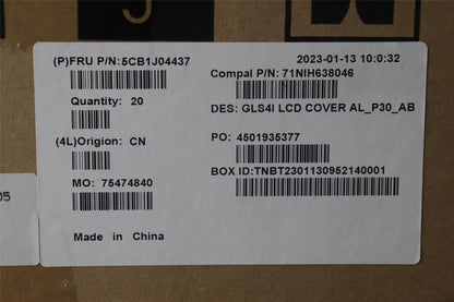 Lenovo LCD Cover C 82SD AL_3.0t_AB 5CB1J04437