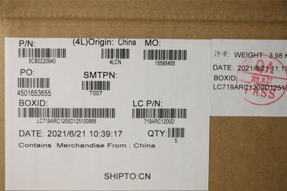Lenovo Upper Case ASM_PO L82C3IGTEX 5CB0Z20940