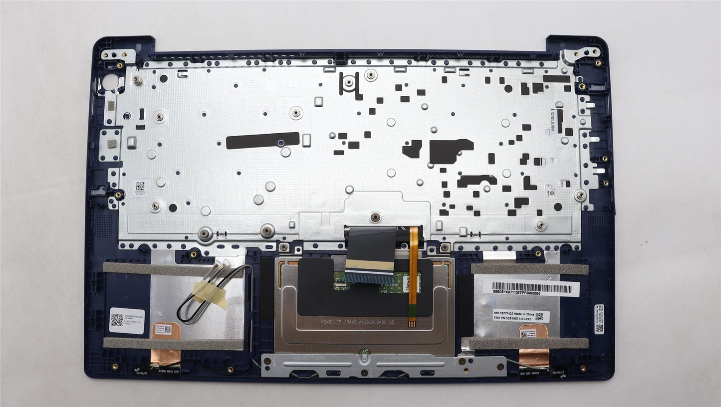 Lenovo IdeaPad 3 14ABR8 Palmrest Cover Touchpad Keyboard US Europe 5CB1K97113