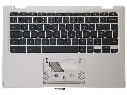 Acer Chromebook Spin CP513-1H Handballenauflage Tastatur UK Silber 6B.HWYN7.019